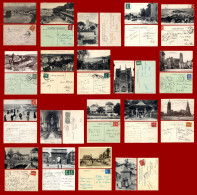 France. Lot Of 19 Vintage Postcards. All Posted With Stamps [de137] - Collections & Lots