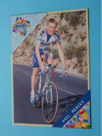 AXEL MERCKX > MAPEI Quick Step CYCLING Team ( Zie / Voir SCANS ) Format CP ( Edit.: Sponsor 1999 ) ! - Ciclismo