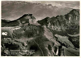 12708582 Weissbad Hoher Kasten Kamor Staubern Rheintal Gebirgspanorama Fliegerau - Other & Unclassified