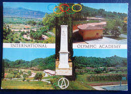 CPM CARTE POSTALE L ACADÉMIE OLYMPIQUE INTERNATIONALE D OLYMPIE  ( GRÈCE  ) - Giochi Olimpici