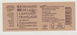 France Carnet N° 1214-C4 ** Semaine De La Langue Française - Otros & Sin Clasificación