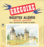 BUVARD & BLOTTER - Biscottes Grégoire N°11 -  Château De MAINTENON (Eure Et Loire) - Autres & Non Classés