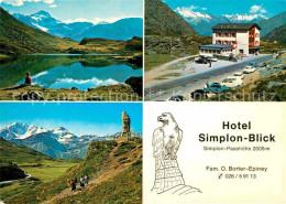 12697701 Simplonpass Hotel Simplon Blick Bergsee Alpenpanorama Steinerner Adler  - Other & Unclassified