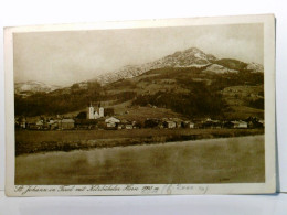 St. Johann / Tirol / Österreich. Dekanatspfarrkirche  Mariä Himmelfahrt . Alte Ansichtskarte / Postkarte Far - Sonstige & Ohne Zuordnung