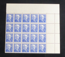 FRANCE - 1944 - N°YT. 599 - Branly - Bloc De 20 Bord De Feuille - Neuf Luxe ** / MNH / Postfrisch - Unused Stamps