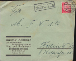 Landpost Waltersdorf über Dahme Mark Auf Brief DAHME 19.4.34 - Storia Postale