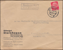 Landpost Sternhagen Gut über Prenzlau Auf Brief PRENZLAU 15.6.37 - Brieven En Documenten