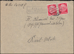 Landpost Lanzen über Neustettin Auf Brief NEUSTETTIN LAND 9.12.36 - Storia Postale