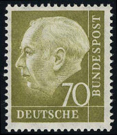 191 Heuss 70 Pf Postfrisch ** - Unused Stamps