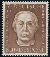 200 Käthe Kollwitz 7+3 Pf ** Postfrisch - Unused Stamps