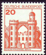 995 Burgen Und Schlösser 20 Pf Pfaueninsel, NEUE Fluoreszenz, Postfrisch ** - Unused Stamps