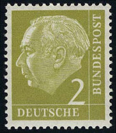 177 Heuss 2 Pf, Postfrisch ** - Nuovi