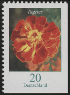 2471Eu Blumen 20 C Tagetes, Rechts Und Unten Geschnitten, ** - Unused Stamps