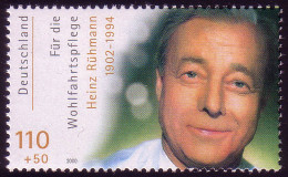 2146 Wofa Filmschauspieler 110+50 Pf Heinz Rühmann ** Postfrisch - Unused Stamps