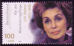 2143 Wofa Filmschauspieler 100+50 Pf Lilli Palmer ** Postfrisch - Unused Stamps
