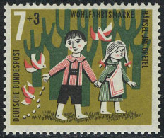 369 Wohlfahrt Brüder Grimm 7+3 Pf Hänsel Und Gretel ** - Unused Stamps