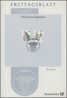 ETB 08/2003 SWK Staatsgalerie Stuttgart 1,80 Euro / Bamberger Reiter 2,00 Euro - 2001-2010