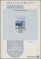 ETB 15/2003 Für Die Briefmarke Nordatlantikflug Ost-West - 2001-2010