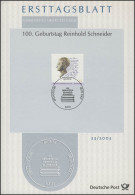 ETB 23/2003 Reinhold Schneider, Schriftsteller - 2001-2010