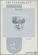 ETB 22/2003 Hans Jonas, Philosoph, Hände - 2001-2010