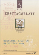 ETB 39/1999 Bedrohte Tierarten, Fledermaus - 1991-2000