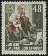 351 YI Karl Marx 48 Pf Wz.2 YI ** Postfrisch - Ungebraucht