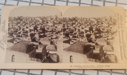 Jérusalem, La Ville De Zion (I Chron. X,5). Underwood Stéréo - Stereoscopes - Side-by-side Viewers