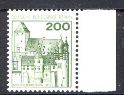 540 Burgen U.Schl. 200 Pf Seitenrand Re. ** Postfrisch - Neufs