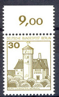 534 Burgen U.Schl. 30 Pf Oberrand ** Postfrisch - Neufs