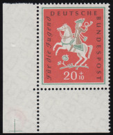 287 Jugend Volkslieder 20+10 Pf ** Ecke U.l. 1-dg+ - Unused Stamps