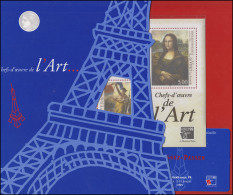 Frankreich Block 20 PHILEXFRANCE 1999 - Im Folder Eifelturm Paris, ** - Autres & Non Classés