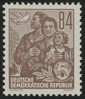 422x XII Fünfjahrplan 84 Pf Wz.2 XII ** - Unused Stamps