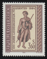 1778 100 Jahre Landesmuseum Kärnten, Dionysos Römisches Mosaik, 3.50 S ** - Unused Stamps