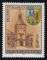 1777 850 Jahre Vöcklabruck, Unterer Stadtturm, Stadtwappen, 4.50 S Postfrisch ** - Neufs