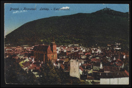 Foto AK K.J.Bp. Brassó Brașov Kronstadt Rumänien Panorama, Feldpost 14.10.17 - Andere & Zonder Classificatie