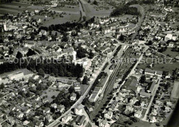 12690932 Bischofszell Fliegeraufnahme Papeterie Ernst Bischofszell - Sonstige & Ohne Zuordnung