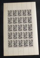 FRANCE - 1943 - N°YT. 584 - Secours National - Feuille Complète - Neuf Luxe ** / MNH / Postfrisch - Full Sheets