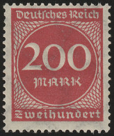 269 Ziffern Im Kreis 200 M ** - Unused Stamps