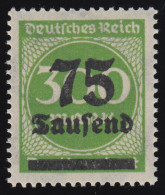 286 Ziffern Im Kreis 75 Tsd Auf 300 M ** - Unused Stamps