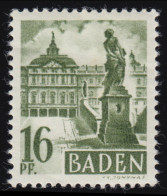 Baden 6yv III Freimarke 16 Pf. ** - Bade