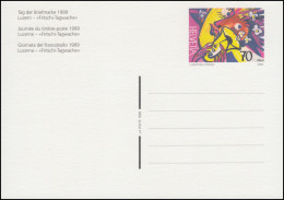 Schweiz Postkarte P 271 Tag Der Briefmarke 1999 , ** Postfrisch - Entiers Postaux