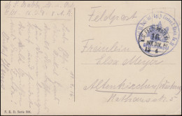 Feldpost BS 2. Rheinsches Infanterie-Regiment Von Goeben Auf Humor-AK, 12.4.1916 - Occupazione 1914 – 18