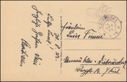 Infla-Notausgabe Gebühr-bezahlt-Stempel Auf Ansichtskarte BAYREUTH 1.10.1923 - Lettres & Documents