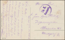 Marine-Feldpost BS ... Auf Sylt Auf AK Westerland Strand, Geschrieben 11.10.16  - Bezetting 1914-18