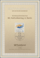 ETB 10/1990 Katholikentag - 1e Jour – FDC (feuillets)