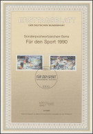 ETB 05/1990 Sport, Wasserball, Rollstuhl-Basketball - 1st Day – FDC (sheets)