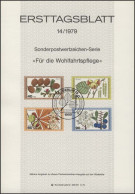 ETB 14/1979 Wofa, Blätter, Blüten, Früchte Des Waldes - 1er Día – FDC (hojas)