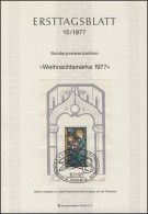 ETB 15/1977 Block 6, Weihnachten - 1. Tag - FDC (Ersttagblätter)