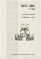 ETB 09/1976 Berlin-Ansichten, Havel, Spandau, Tiergarten - 1st Day – FDC (sheets)