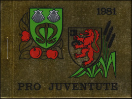 Schweiz Markenheftchen 0-75, Pro Juventute Gemeindewappen 1981, ** - Carnets